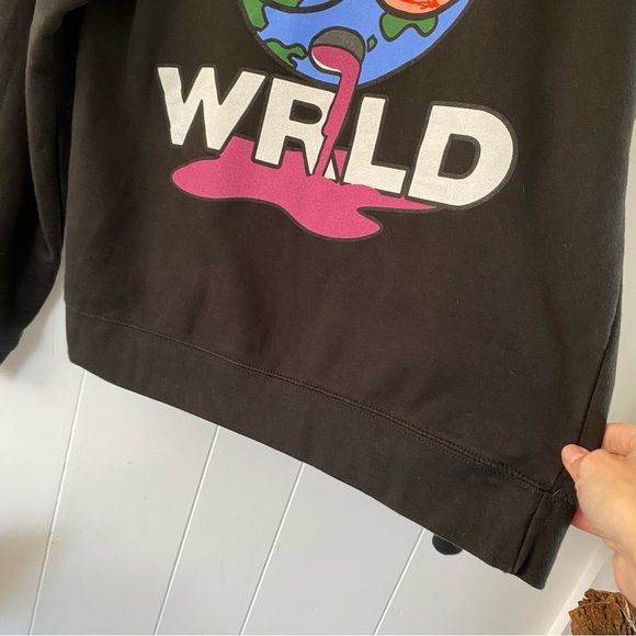 999 Club Unisex Adults Juice Wrld "Wasted" Crewneck Sweatshirt AS9 Black Earth - Picture 9 of 12